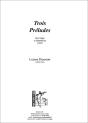 Trois Preludes Pour Orgue Et Harmonium - Preview