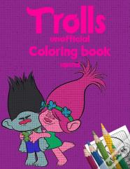 Trolls Unofficial Square Coloring Book