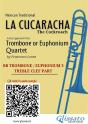 Trombone/Euphonium 3 T.C. Part Of "La Cucaracha" For Quartet - Preview