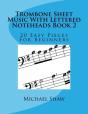 Trombone Sheet Music With Lettered Noteheads Book 2 - Preview