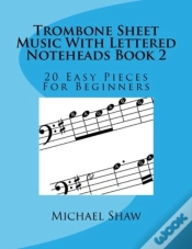 Capa do artigo Trombone Sheet Music With Lettered Noteheads Book 2