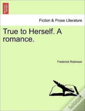 Capa do artigo True To Herself. A Romance.