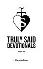 Truly Said Devotionals - Volume One - Preview