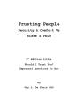 Trusting People - Preview