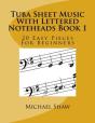 Tuba Sheet Music With Lettered Noteheads Book 1 - Preview