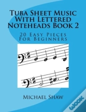 Capa do artigo Tuba Sheet Music With Lettered Noteheads Book 2