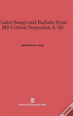 Capa do artigo Tudor Songs And Ballads From Ms Cotton Vespasian A-25