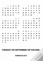 Capa do artigo Tuesday Or September Or The End