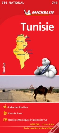 Capa do artigo Tunisia - Michelin National Map 744