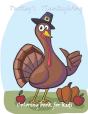 Turkey'S Thanksgiving Coloring Book For Kids - Preview