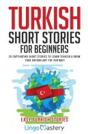 Turkish Short Stories For Beginners