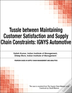 Capa do artigo Tussle Between Maintaining Customer Satisfaction And Supply Chain Constraints