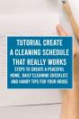 Tutorial Create A Cleaning Schedule That Really Works - Preview