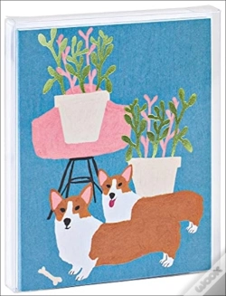 Capa do artigo Two Corgis Notecard Set