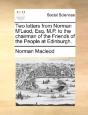 Two Letters From Norman M'Leod, Esq. M.P - Preview