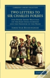 Capa do artigo Two Letters To Sir Charles Forbes