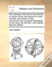 Capa do artigo Two Sermons: The First On The Divinity O