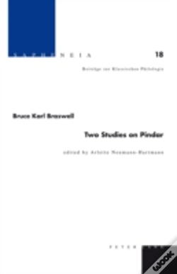 Capa do artigo Two Studies On Pindar