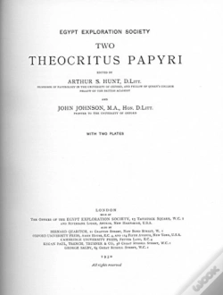 Capa do artigo Two Theocritus Papyri
