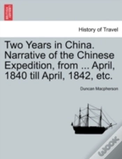 Capa do artigo Two Years In China. Narrative Of The Chi