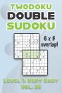 Twodoku Double Sudoku 6 X 3 Overlap Level 1 - Preview