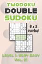 Twodoku Double Sudoku 6 X 3 Overlap Level 1 - Preview