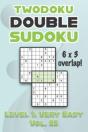 Twodoku Double Sudoku 6 X 3 Overlap Level 1 - Preview