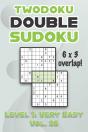 Twodoku Double Sudoku 6 X 3 Overlap Level 1 - Preview