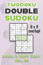 Twodoku Double Sudoku 6 X 3 Overlap Level 1 - Preview