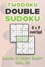 Twodoku Double Sudoku 6 X 3 Overlap Level 1 - Preview
