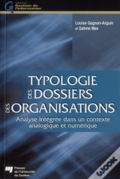 Capa do artigo Typologie Des Dossiers Des Organisations ; Analyse Intégrée Dans Un Contexte Analogique Et Numérique
