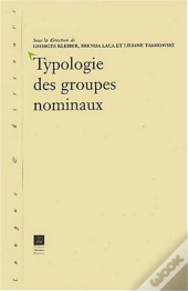 Typologie Des Groupes Nominaux