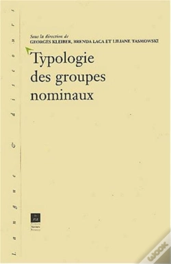 Capa do artigo Typologie Des Groupes Nominaux