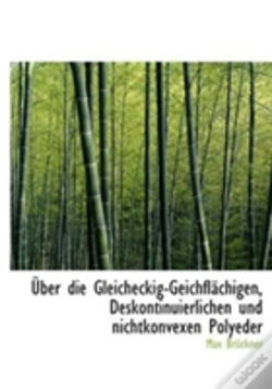 Capa do artigo Über Die Gleicheckig-Geichflächigen, Des