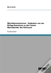 Capa do artigo Uberlebensmemoiren - Gedanken Von Jan Philipp Reemtsma Zu Den Texten Uberlebender Des Holocaust