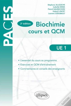 Capa do artigo Ue1 - Biochimie - Cours Et Qcm - 2e Edition (2e Édition)