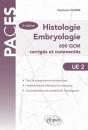 Ue2 - Histologie-Embryologie. 600 Qcm Corriges Et Commentes - Preview