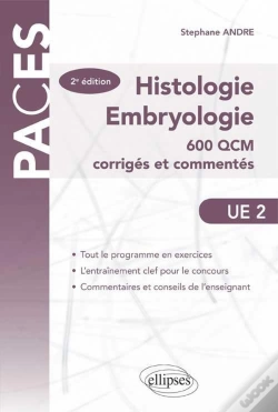 Capa do artigo Ue2 - Histologie-Embryologie. 600 Qcm Corriges Et Commentes