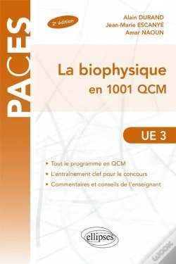 Capa do artigo Ue3 - La Biophysique En 1001 Qcm - 2e Edition