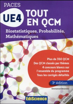 Capa do artigo Ue4 Tout En Qcm - Paces - 3e Ed. - Biostatistiques, Probabilites, Mathematiques