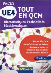 Capa do artigo Ue4 Tout En Qcm - Paces - 3e Ed. - Biostatistiques, Probabilites, Mathematiques