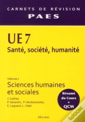 Capa do artigo Ue7 Sciences Humaines Et Sociales Volume 1