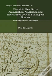 Capa do artigo Uebersicht Uber Die Im Aramaischen, Arabischen Und Hebraischen Ubliche Bildung Der Nomina