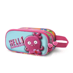 Capa do artigo Ugly Dolls Heart Estojo Duplo 3D, Multicolorido