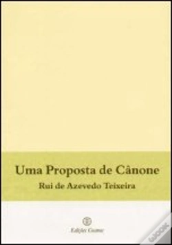 Capa do artigo Uma Proposta de Cânone