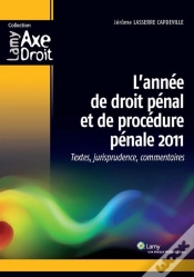 Capa do artigo Un An De Droit Penal Et De Procedure Penale