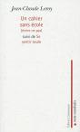 Un Cahier Sans Ecole - Preview