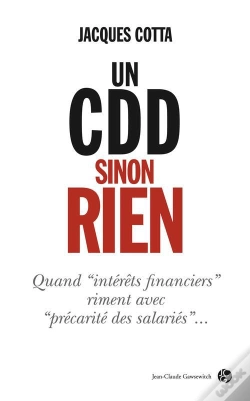 Capa do artigo Un Cdd Sinon Rien