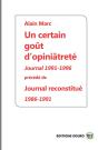 Un Certain Goût D'Opiniâtreté - Preview