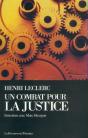 Un Combat Pour La Justice ; Entretiens Avec Marc Heurgon - Preview